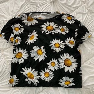 Zara flower t shirt